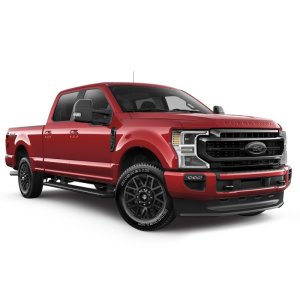 Ford Super Duty Emblem Kit - Front + Rear - Ford Racing - Smoked Chrome Oval w/o Camera Provision - Black - `20-`22 Ford Super Duty Emblem Kit - Front + Rear - Ford Racing - Smoked Chrome Oval w/o Camera Provision - Black - `20-`22